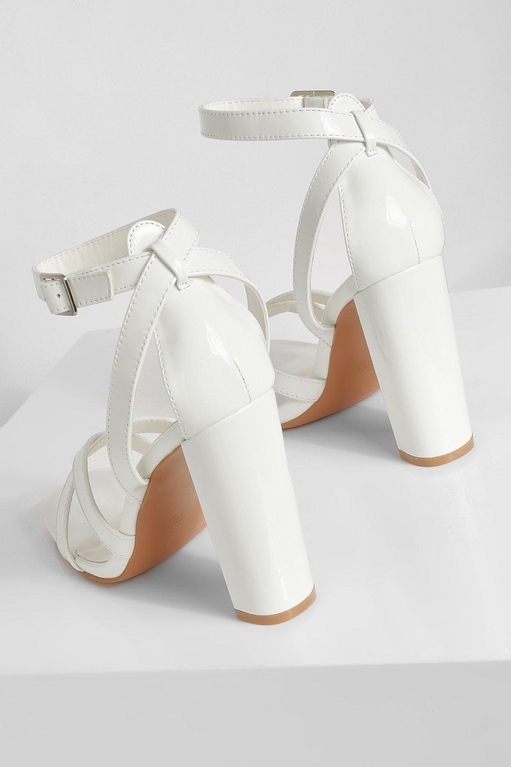 Crossover strap heels sale