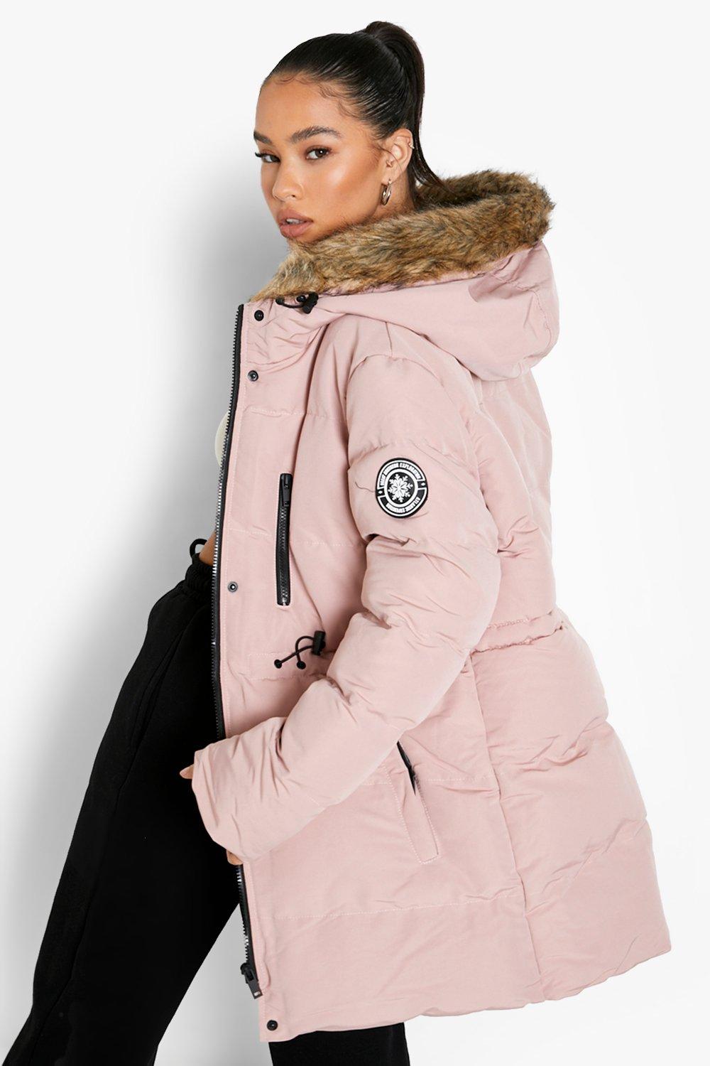 Boohoo parka womens best sale