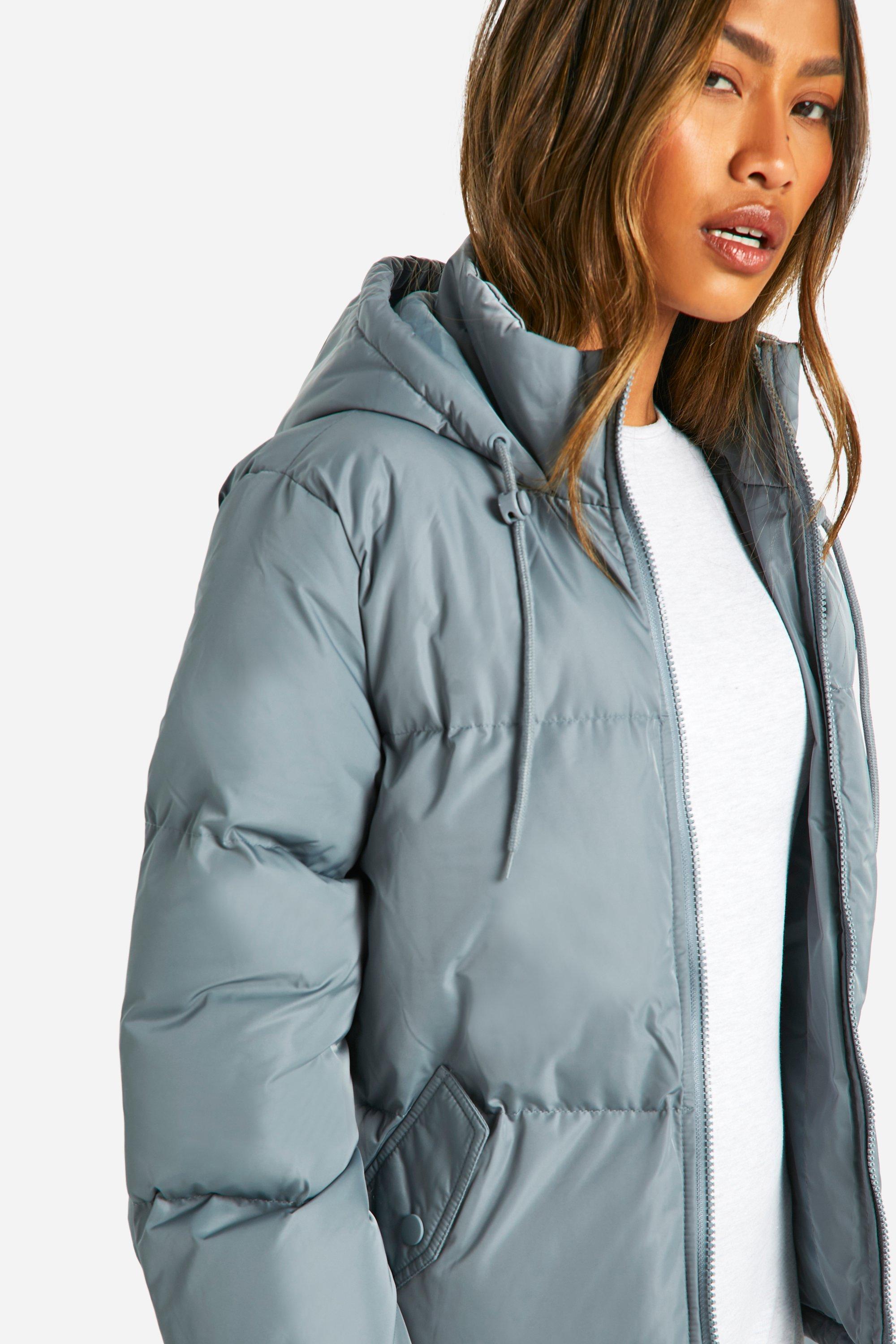 Women s Hooded Padded Jacket Boohoo UK