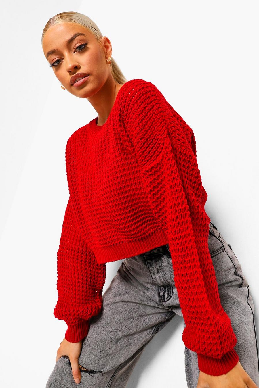 Waffle Knit Crop image number 1