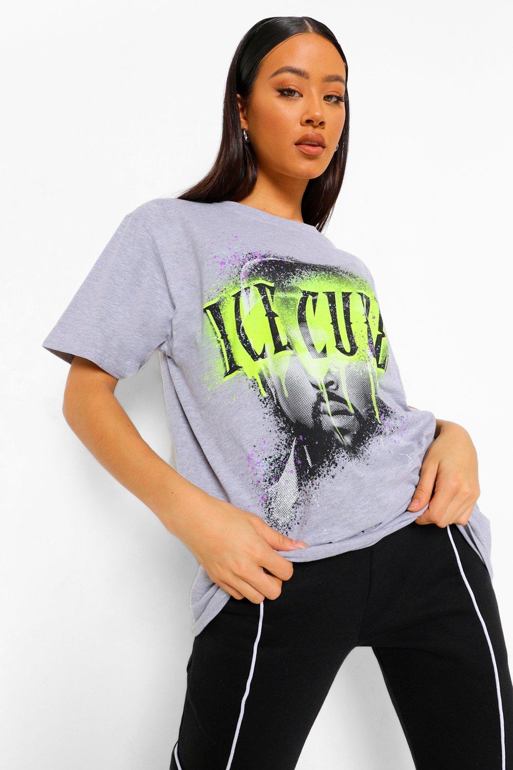 Ice Cube Graffiti License Print T-Shirt