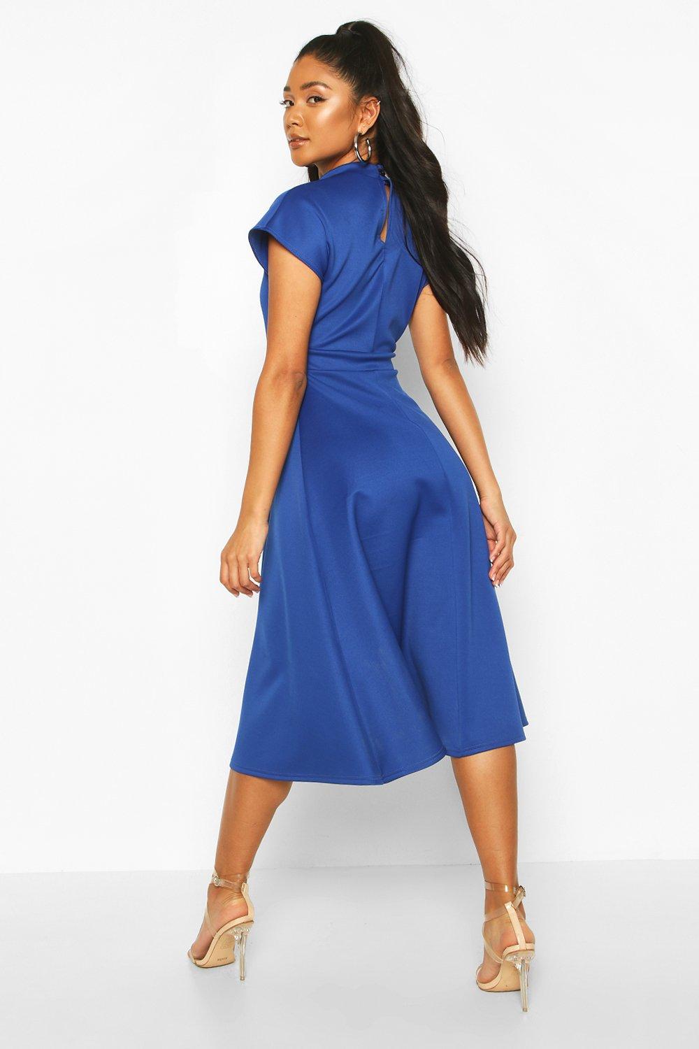 Ladies midi skater clearance dress