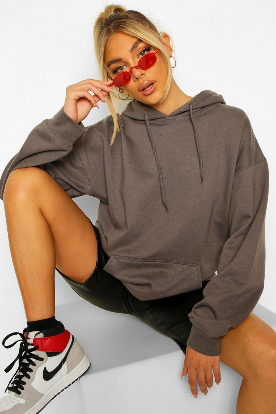 Charcoal Oversize hoodie image number 1