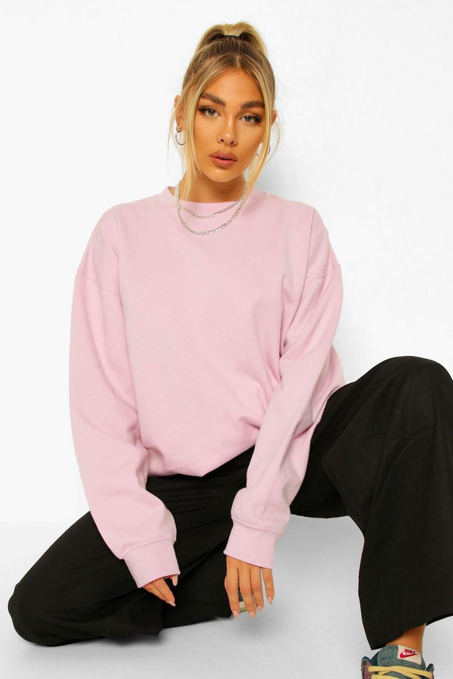 Lilac Oversized Sweatshirt image number 1