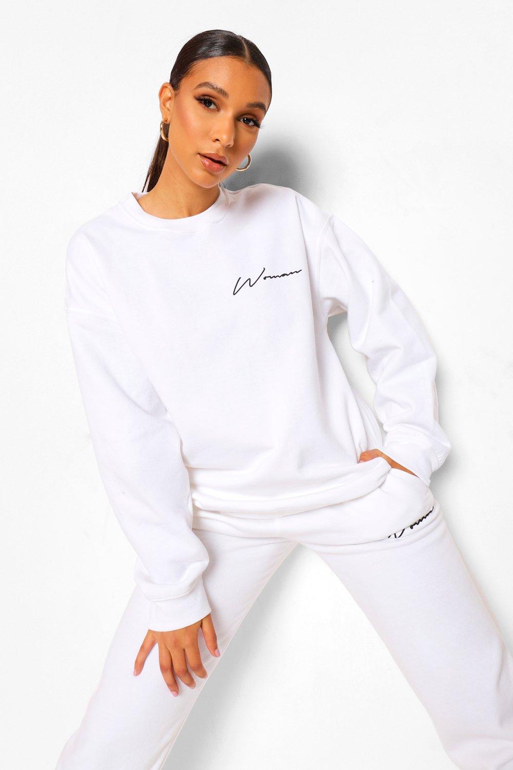 White tracksuit womens hotsell