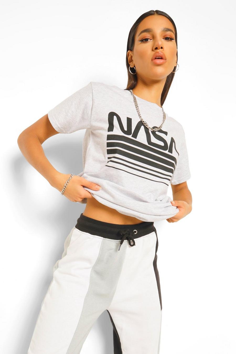 Camiseta con licencia de NASA, Marga gris grigio image number 1