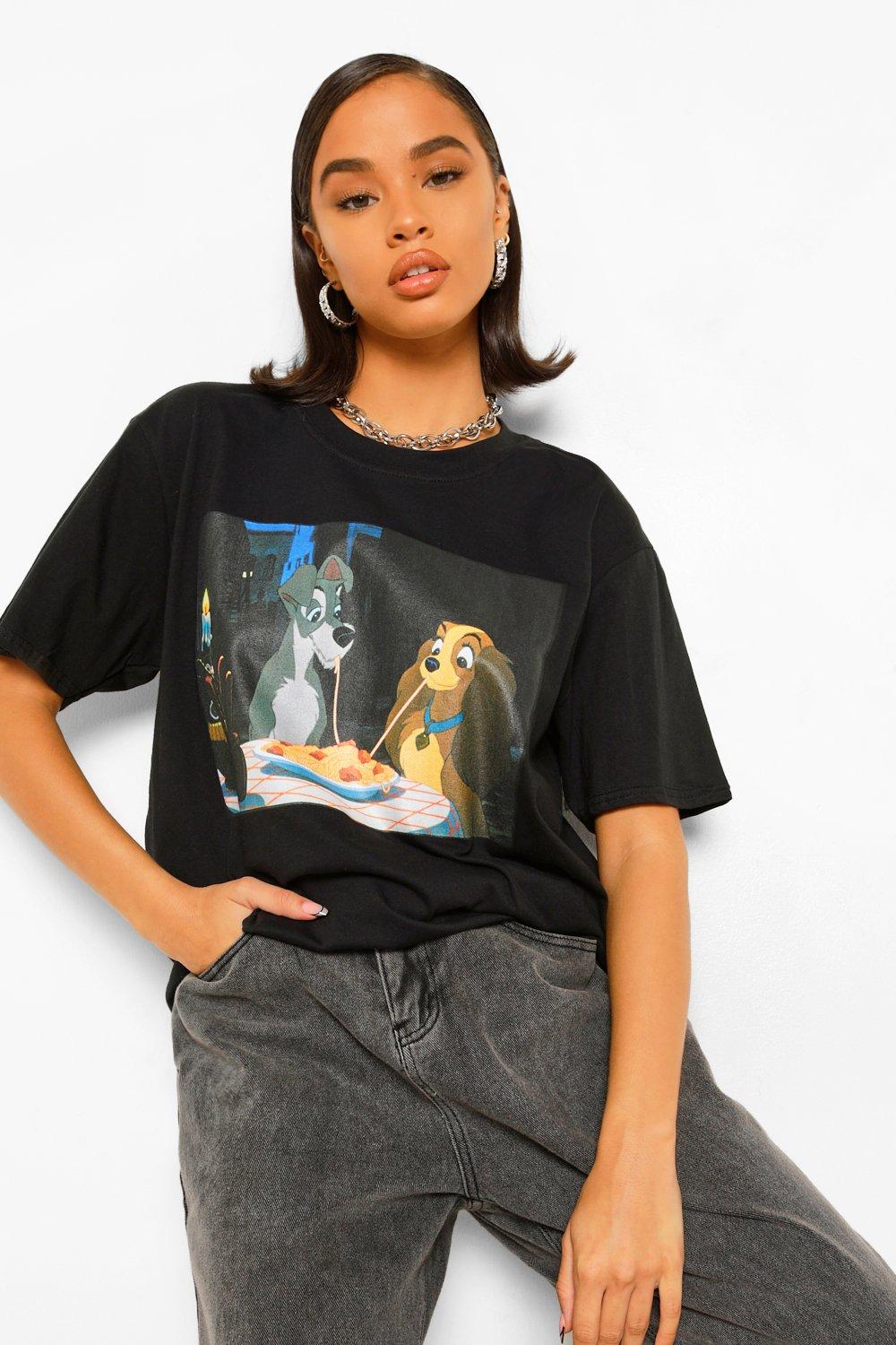 Camiseta de La dama y el vagabundo con licencia de Disney