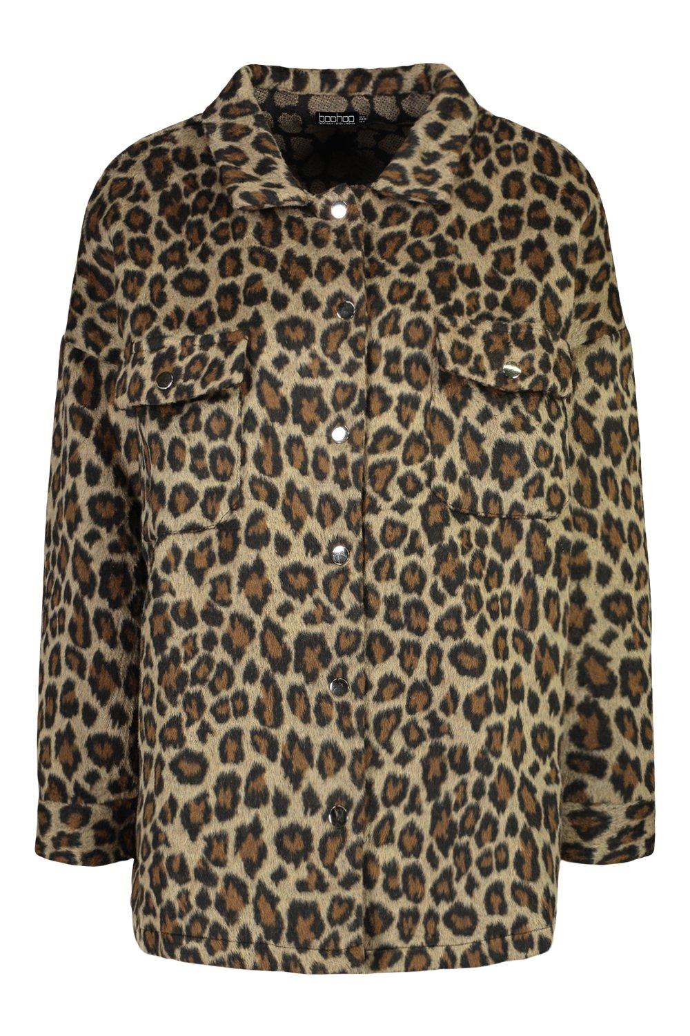 Leopard 2025 print shacket