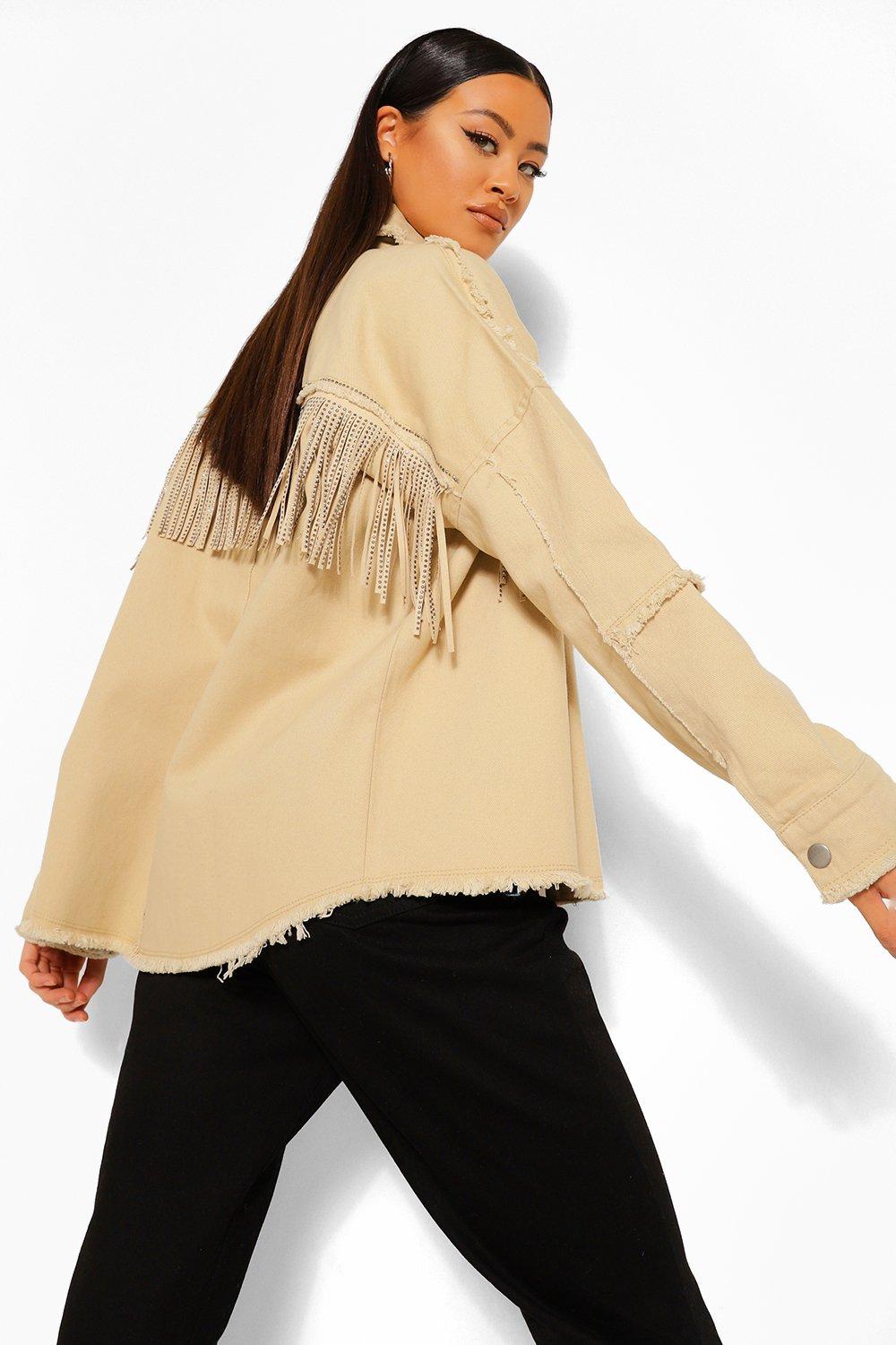 Fringe Denim Jacket