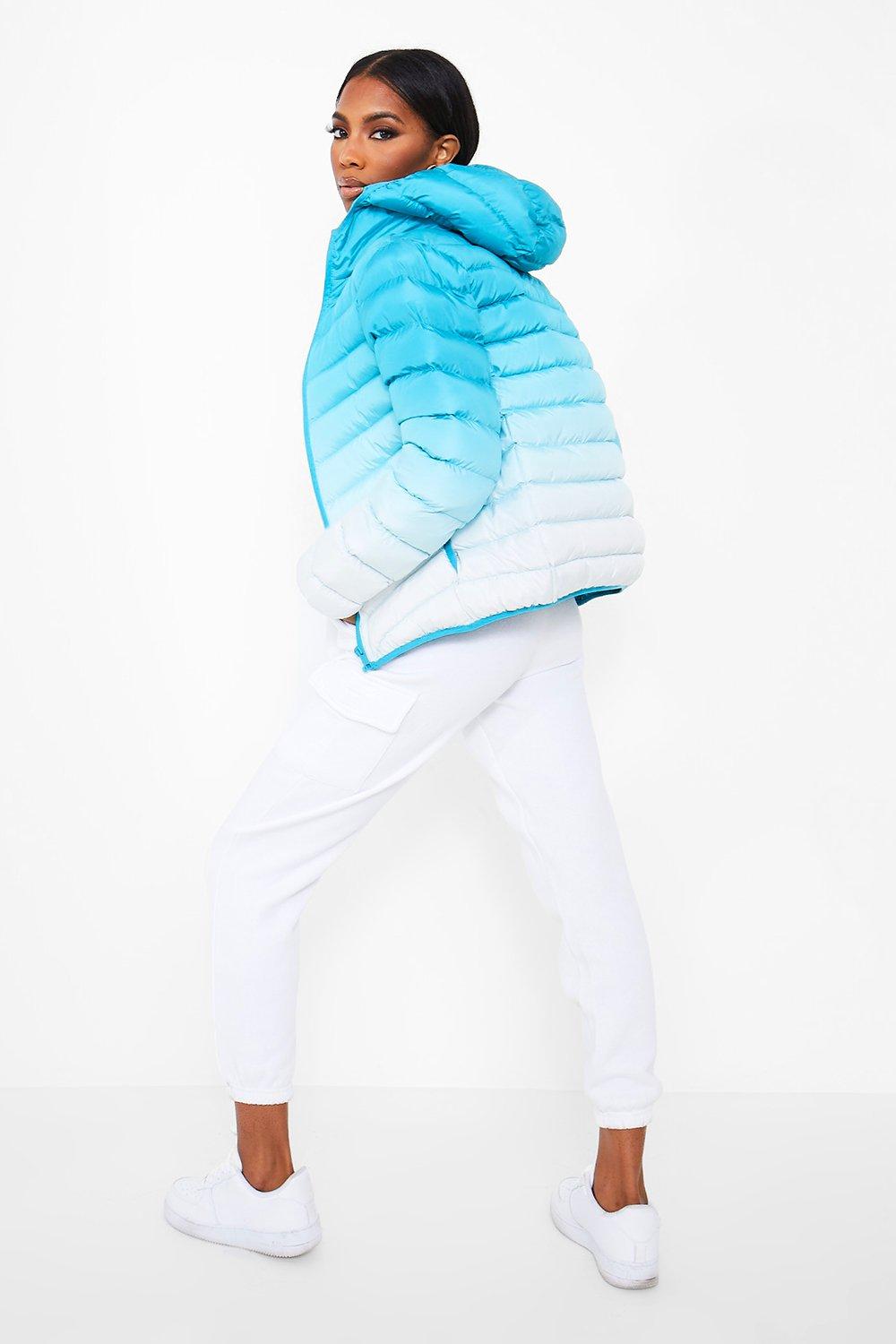 Gap ombre puffer clearance jacket