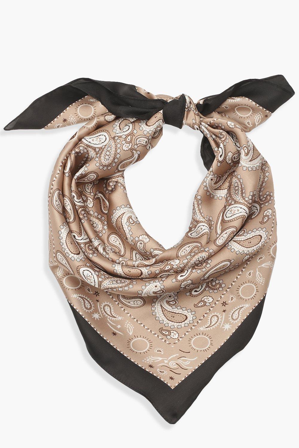 Bandana 55 silk scarf Hermès Multicolour in Silk - 29587690