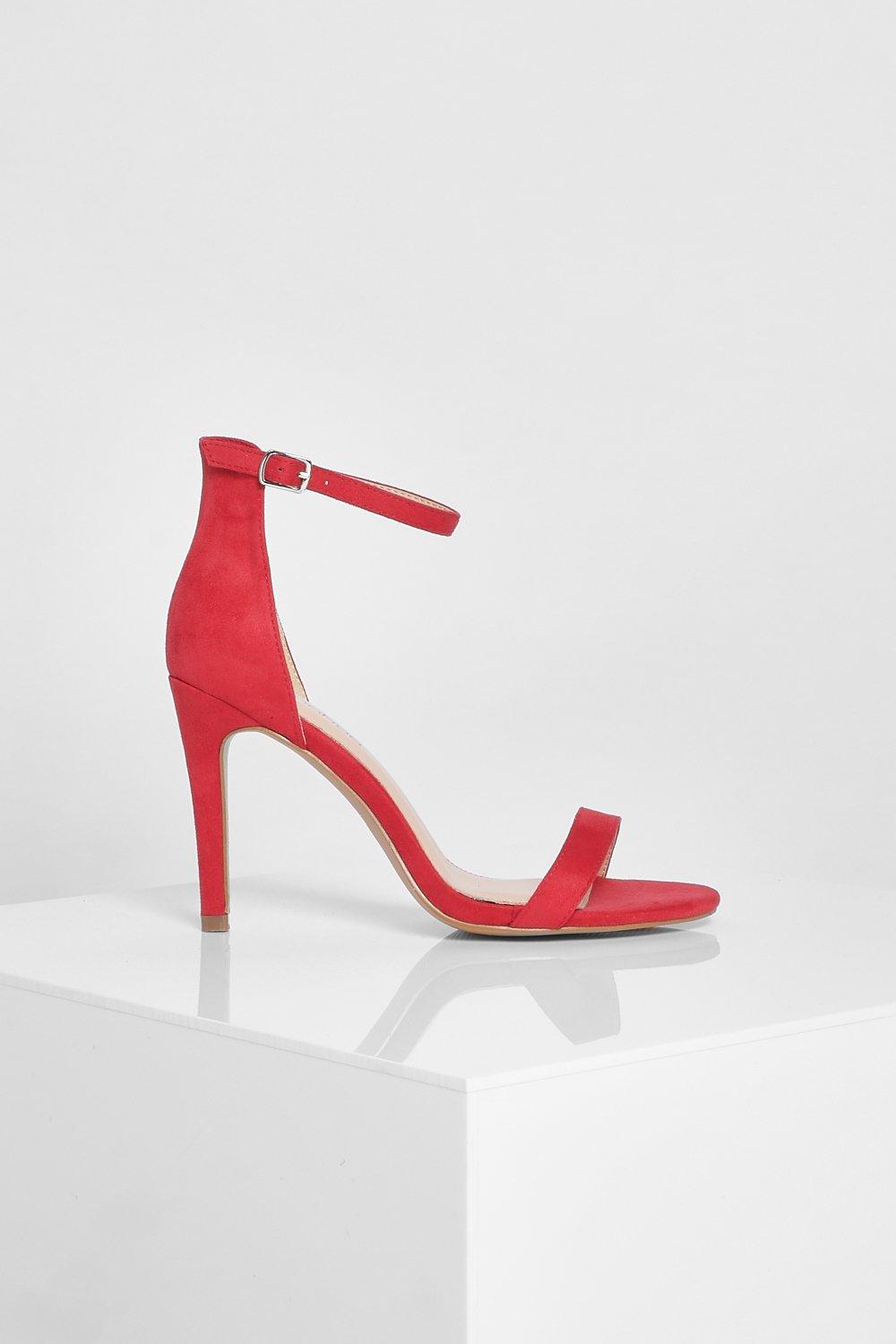 Boohoo best sale red heels