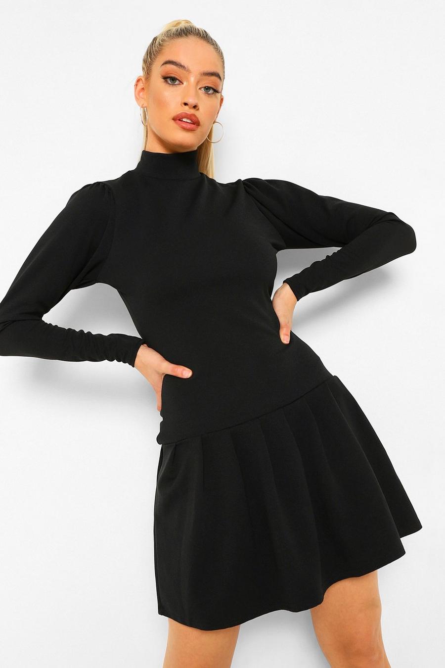 Black Tennis Skirt Dress image number 1