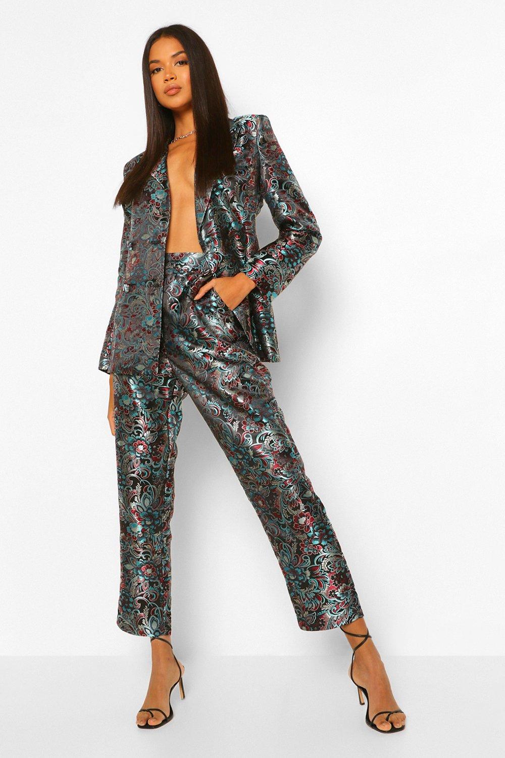 jacquard suit womens