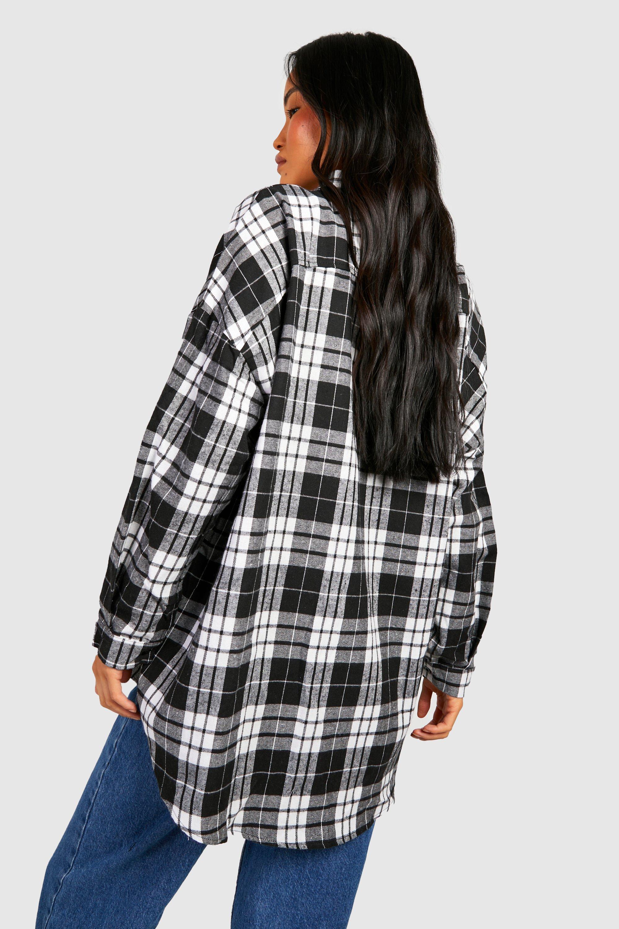 Chemise oversize a carreaux