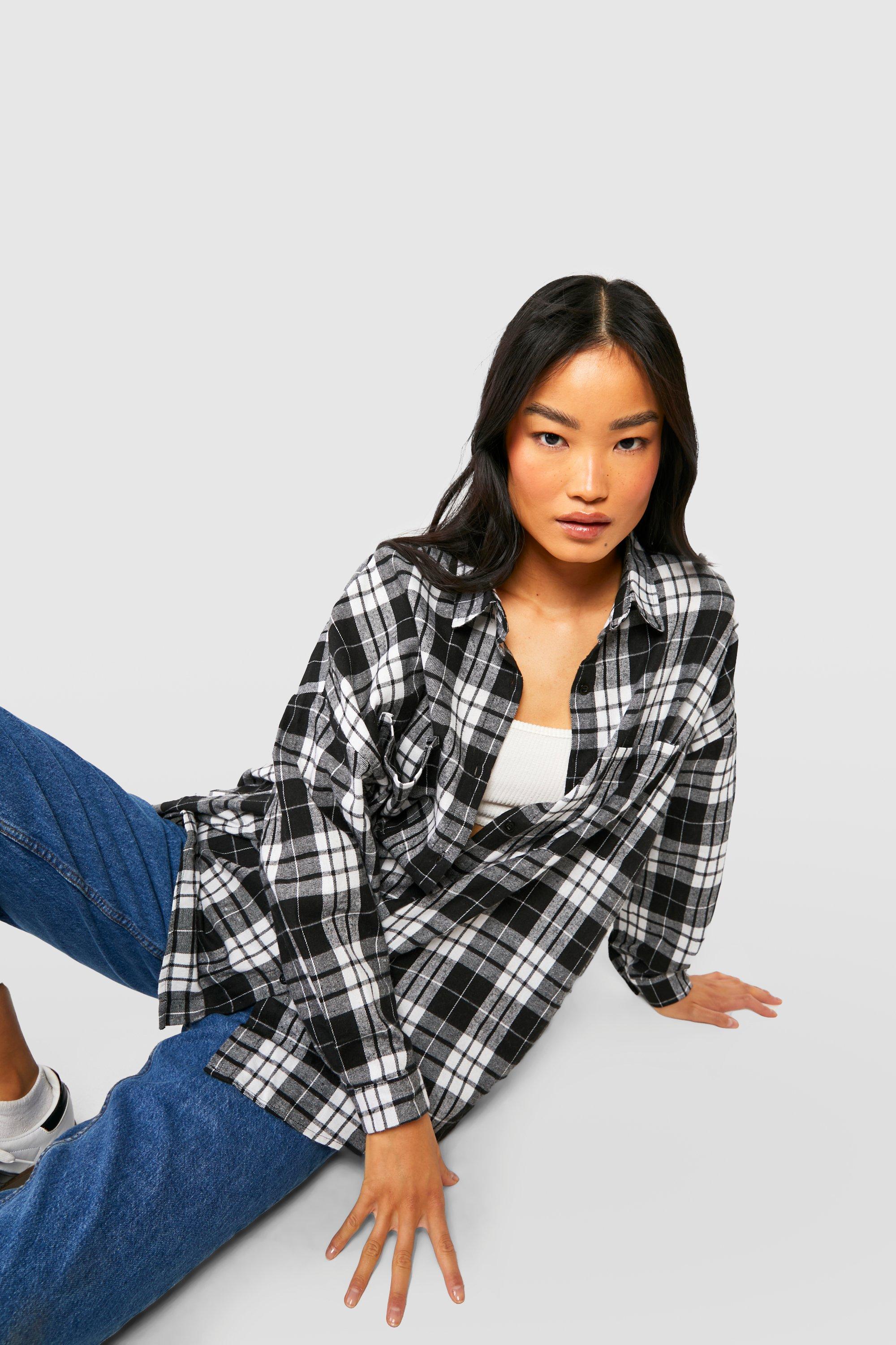 Oversized Flannel Shirt