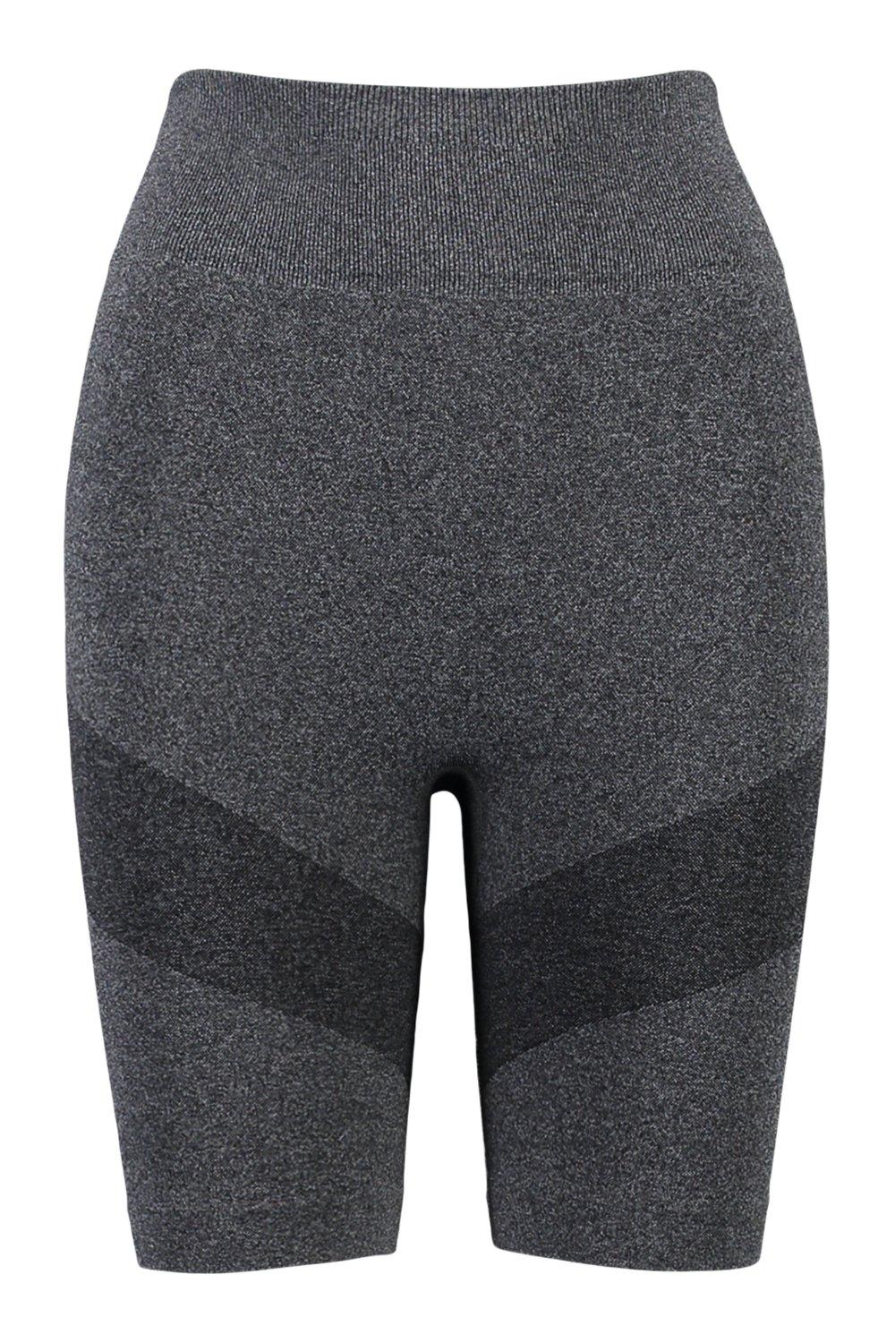 Short cycliste femme gris à rayures - Vêtements