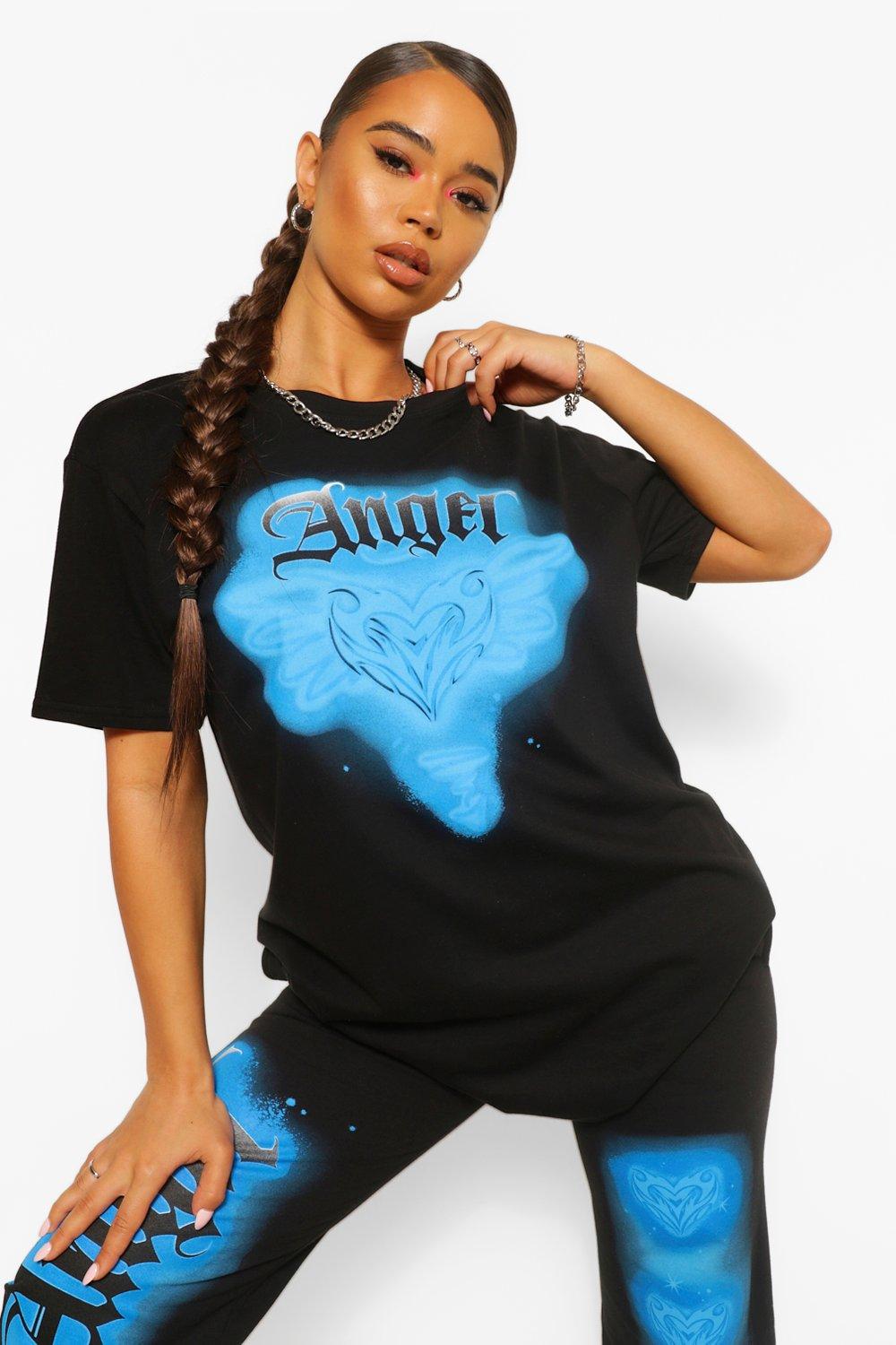 angel graffiti shirt