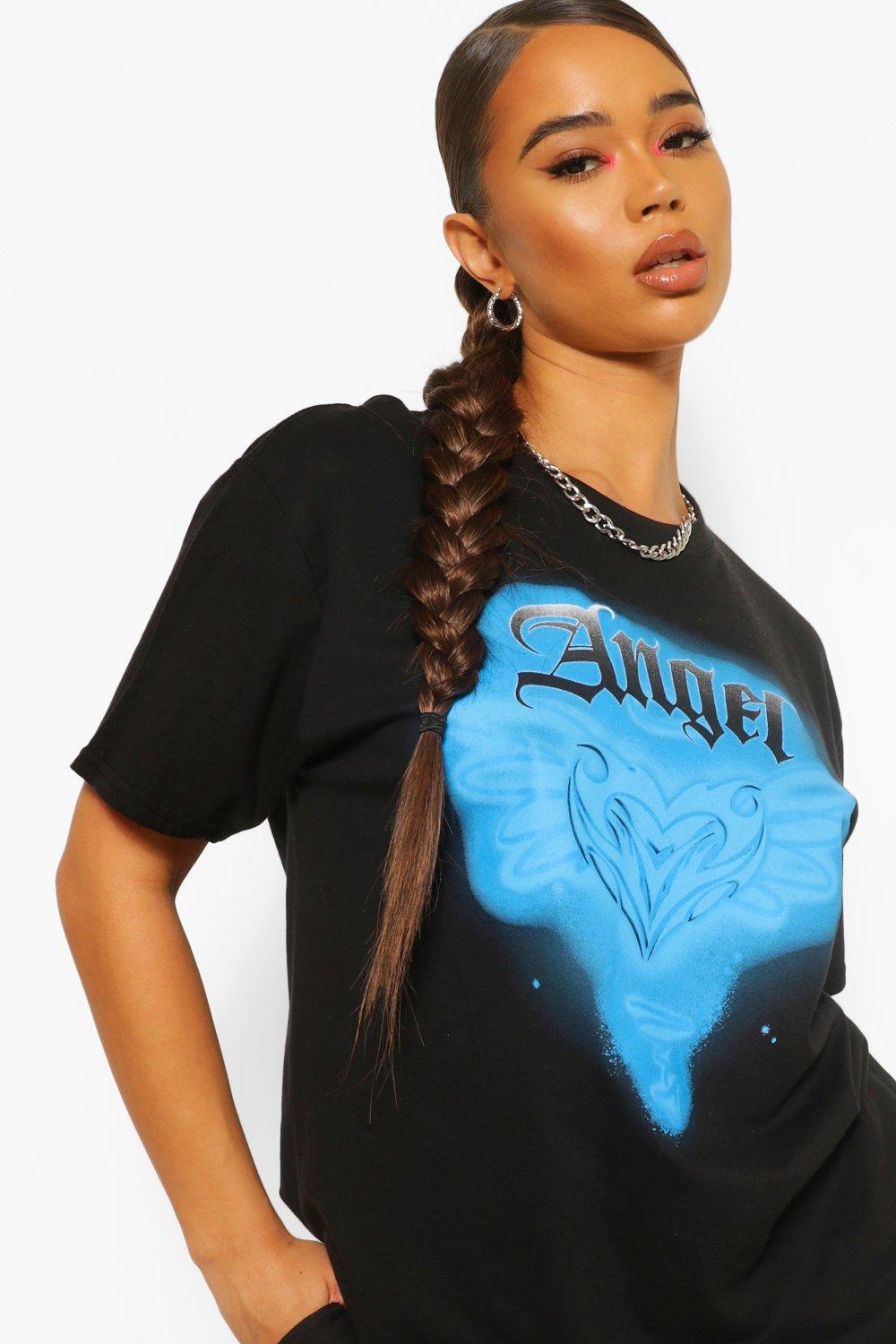 angel graffiti shirt