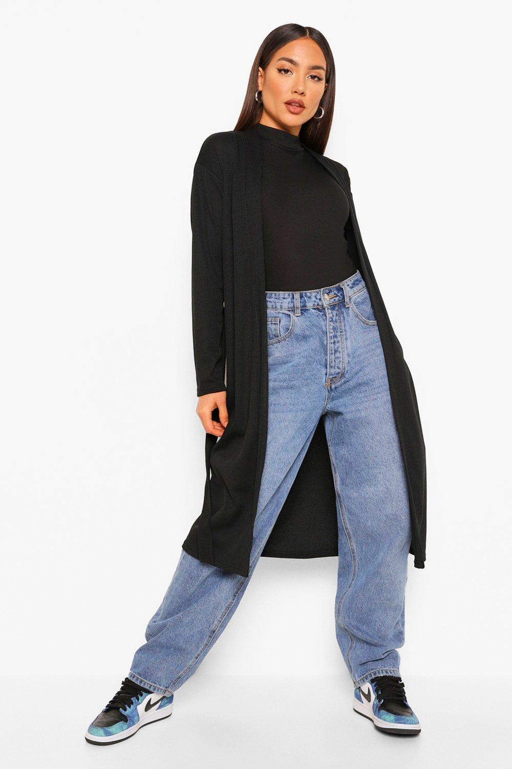 Gilet long ceinture