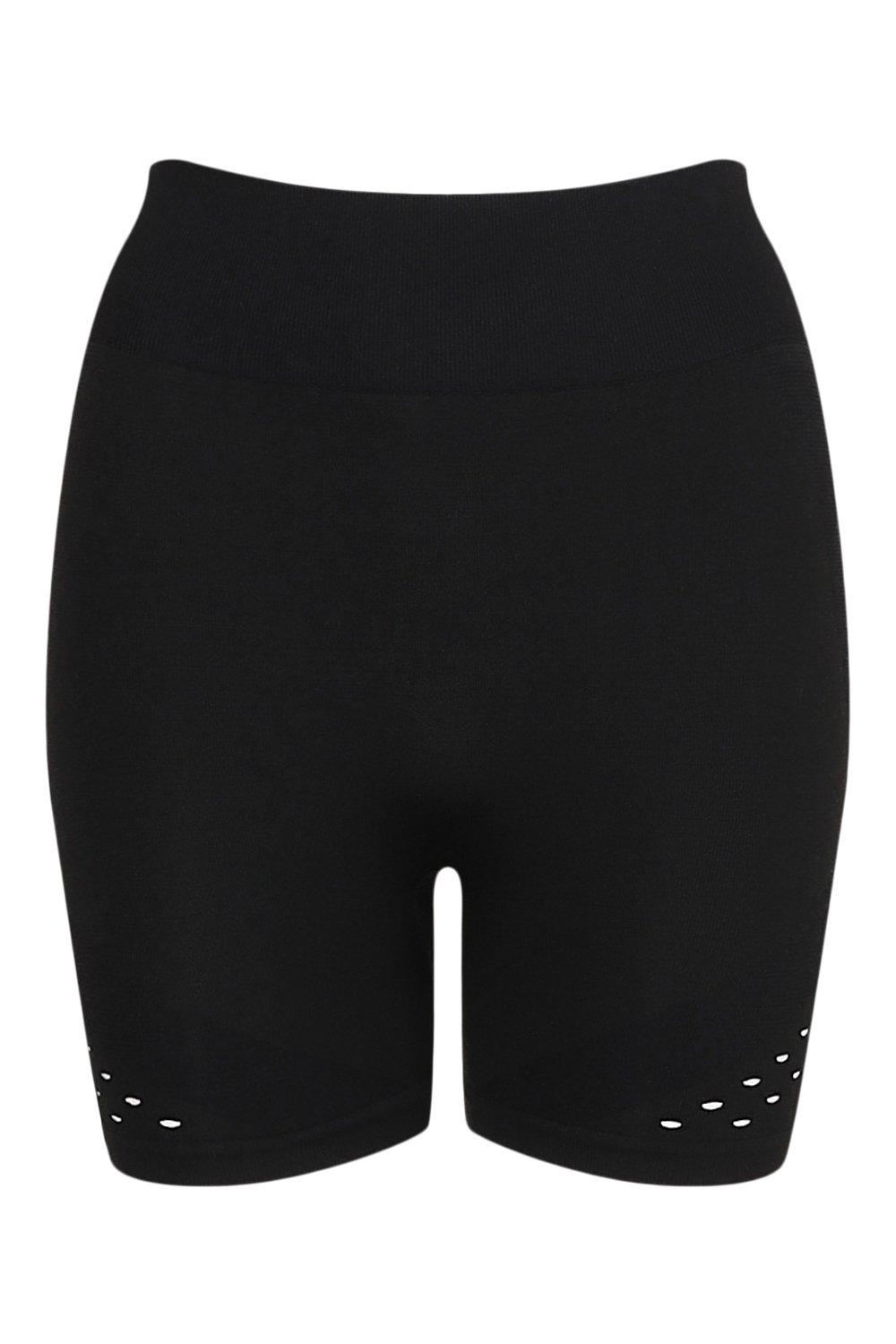 Boohoo black hot sale cycling shorts