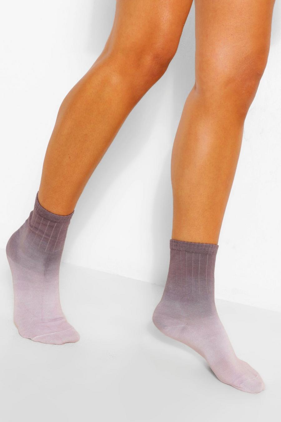Tonal Ombre Sport Socks, Beige image number 1
