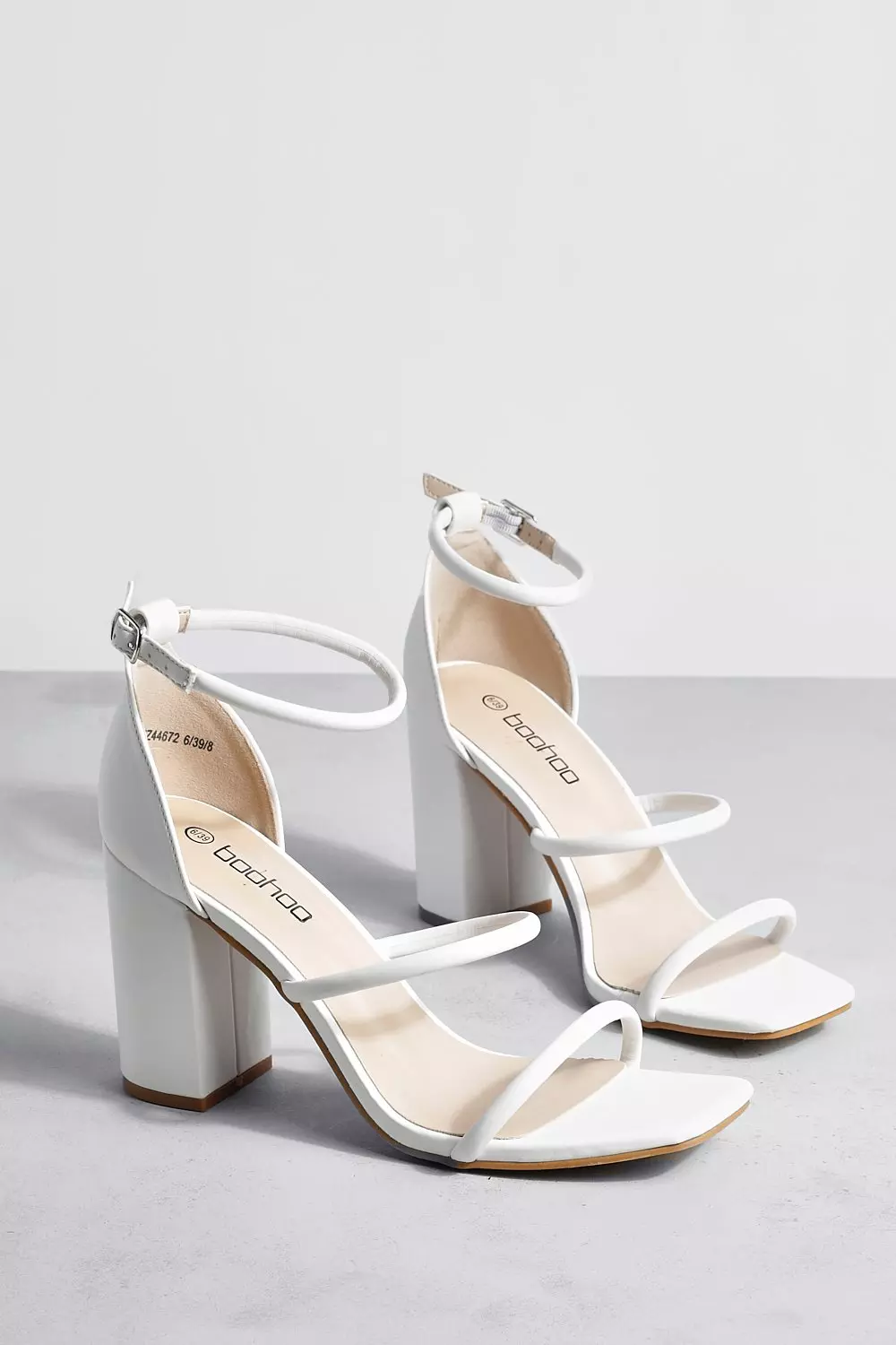 Boohoo low shop heel sandals