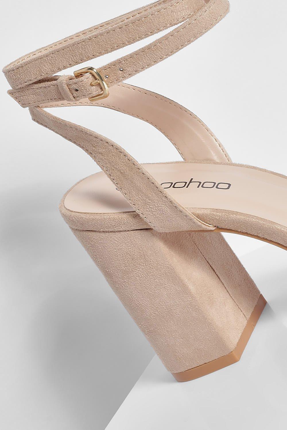 Boohoo nude hot sale sandals