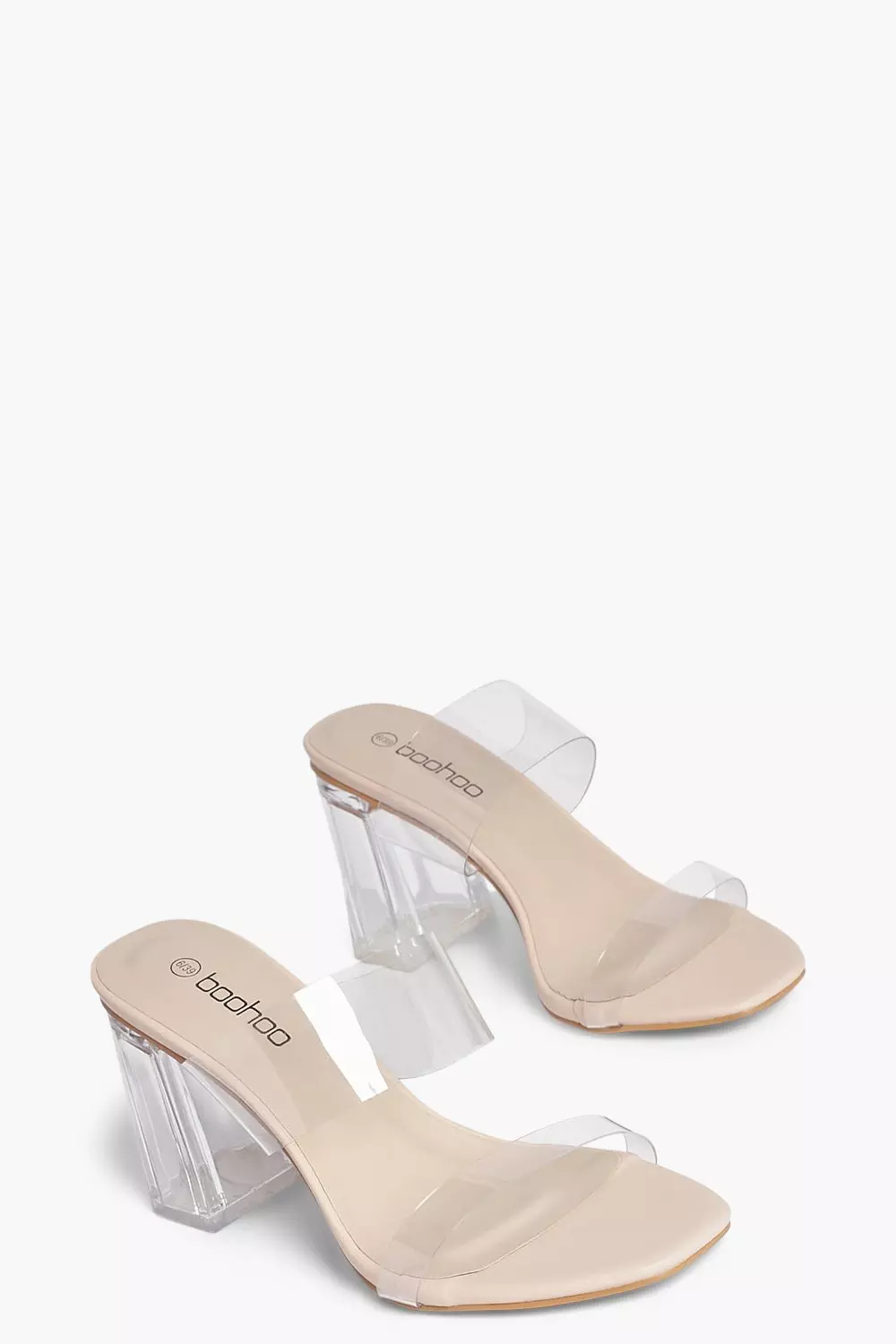 Clear shoes hot sale boohoo