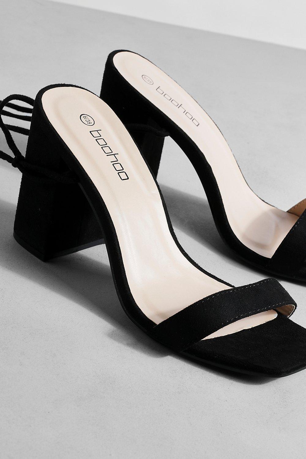 Boohoo hotsell black heels