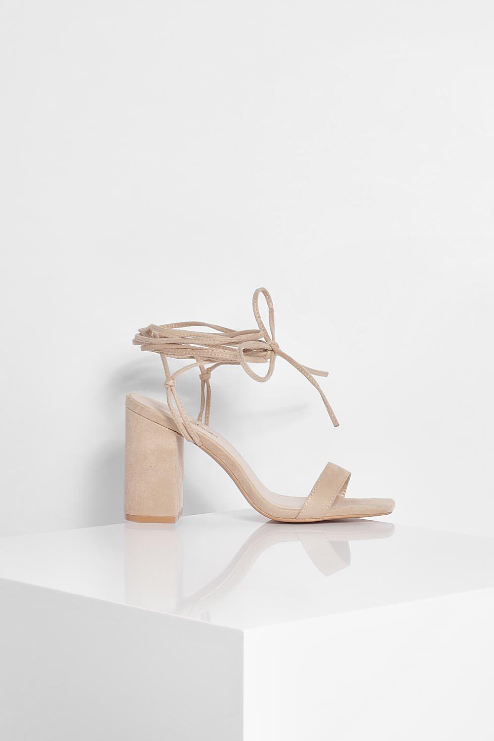 Public desire suzu tie up block heeled sandals hotsell