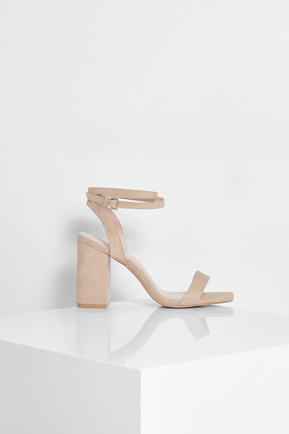 Wide Width Two Part Block Heels