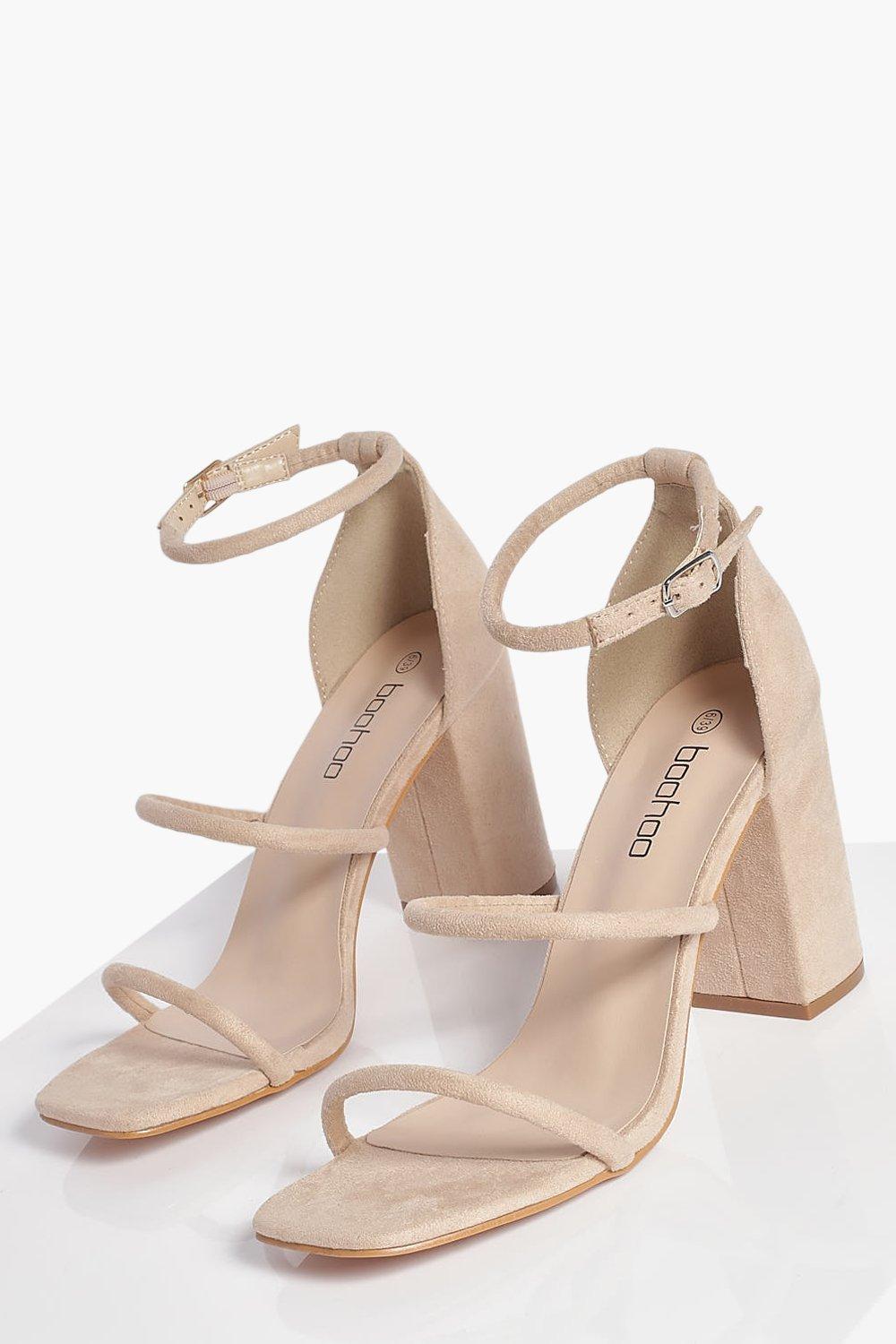 Boohoo heeled hot sale sandals