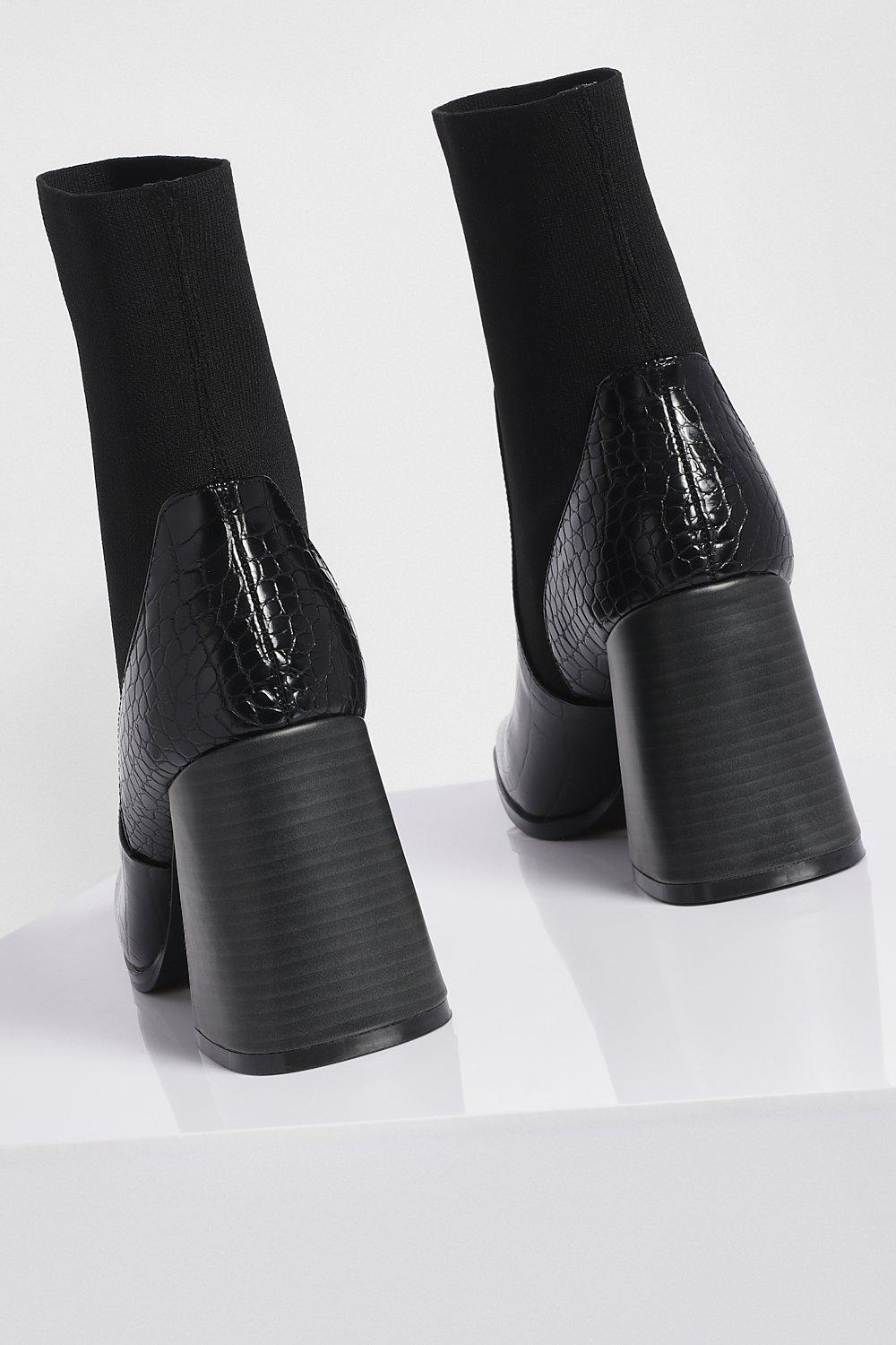 bottines chaussettes argent