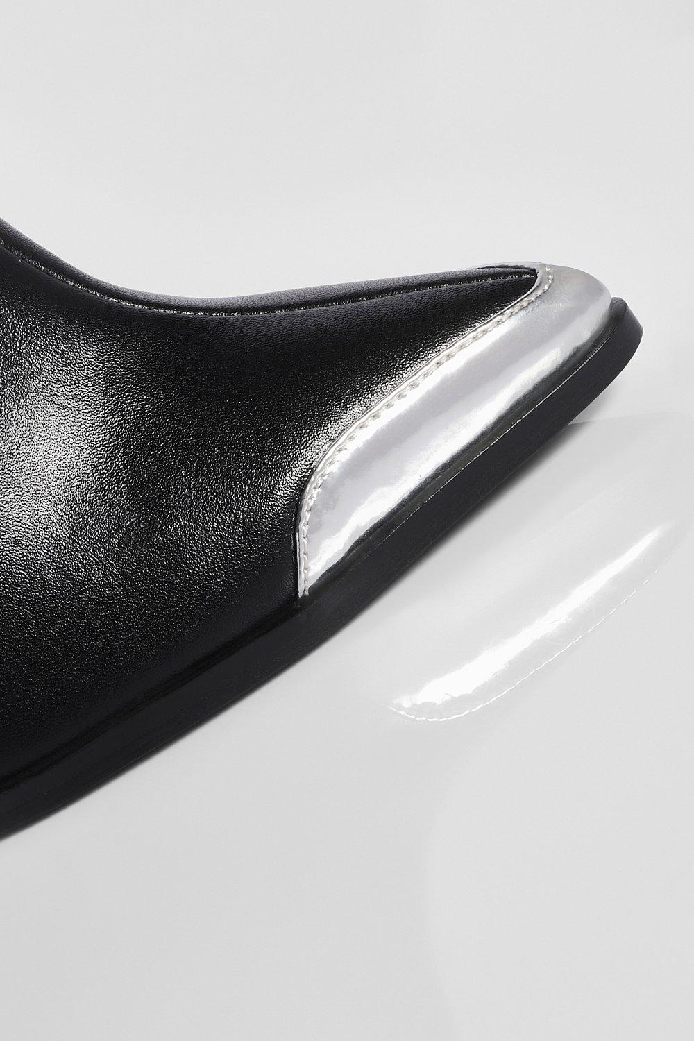 bottines chaussettes argent