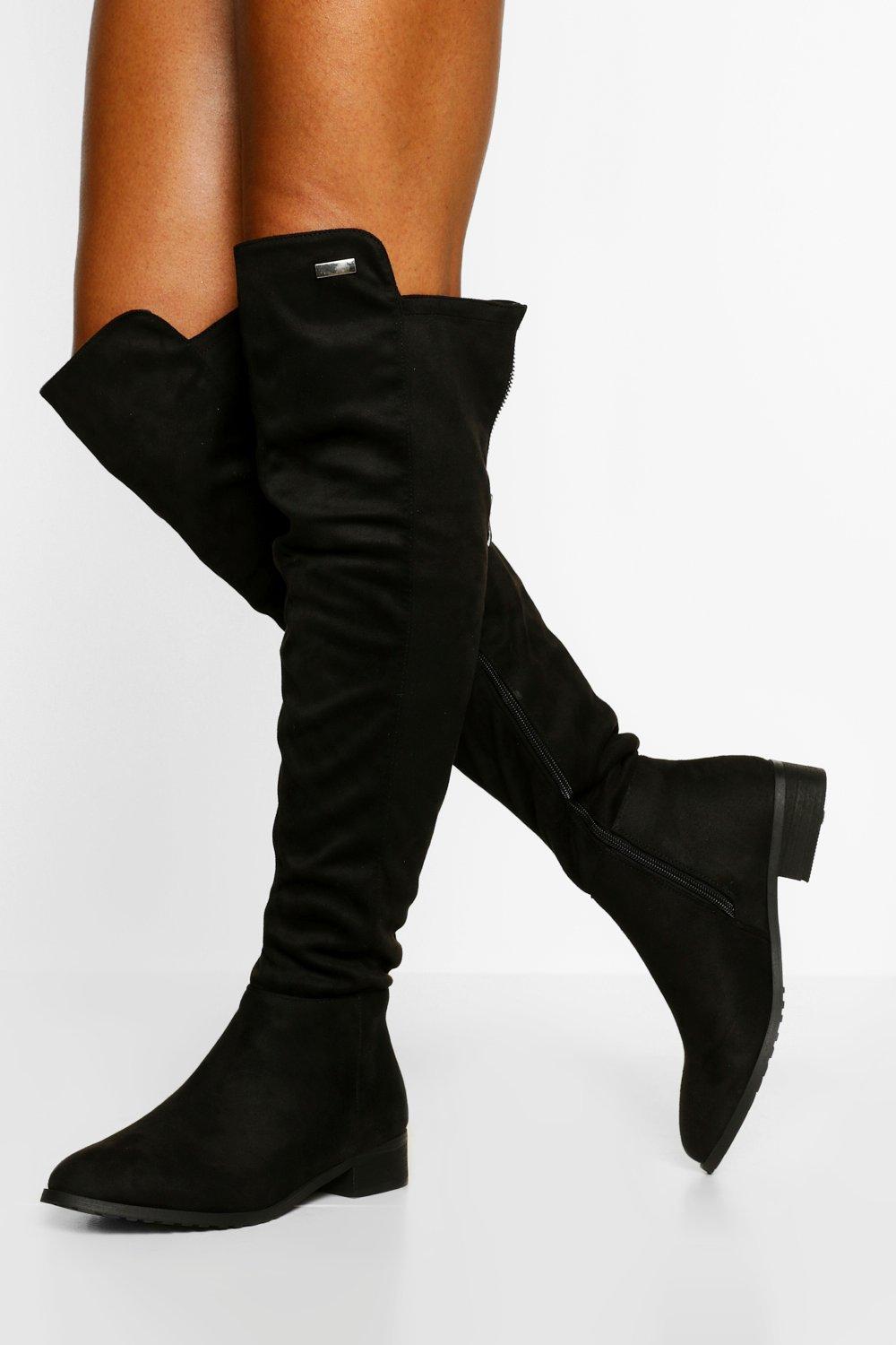 flat knee high boots ireland