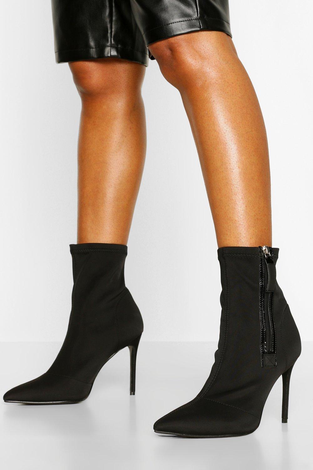 botte chaussette talon aiguille