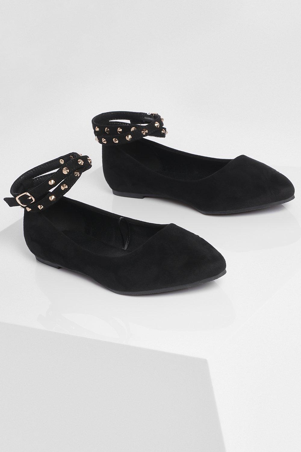 Ballet pumps with ankle strap online