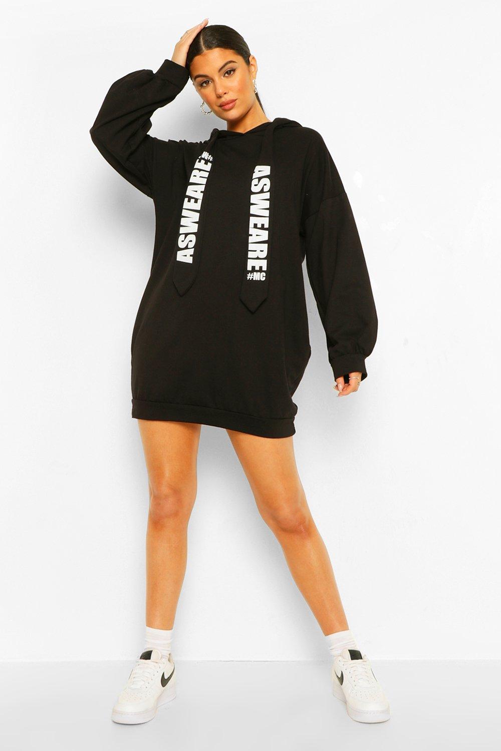 Boohoo clearance hoodie dress