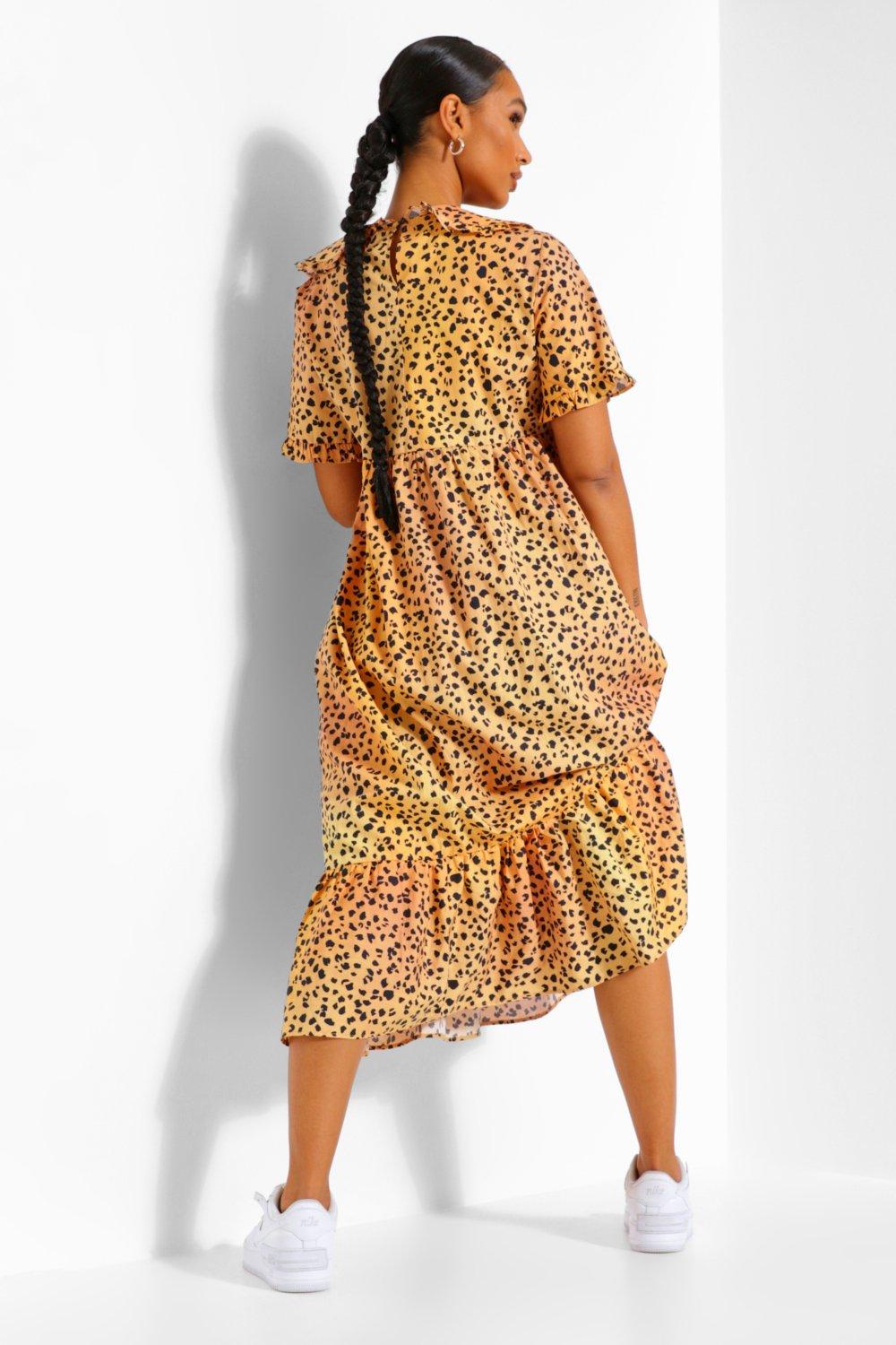 Peter pan collar dress hot sale boohoo