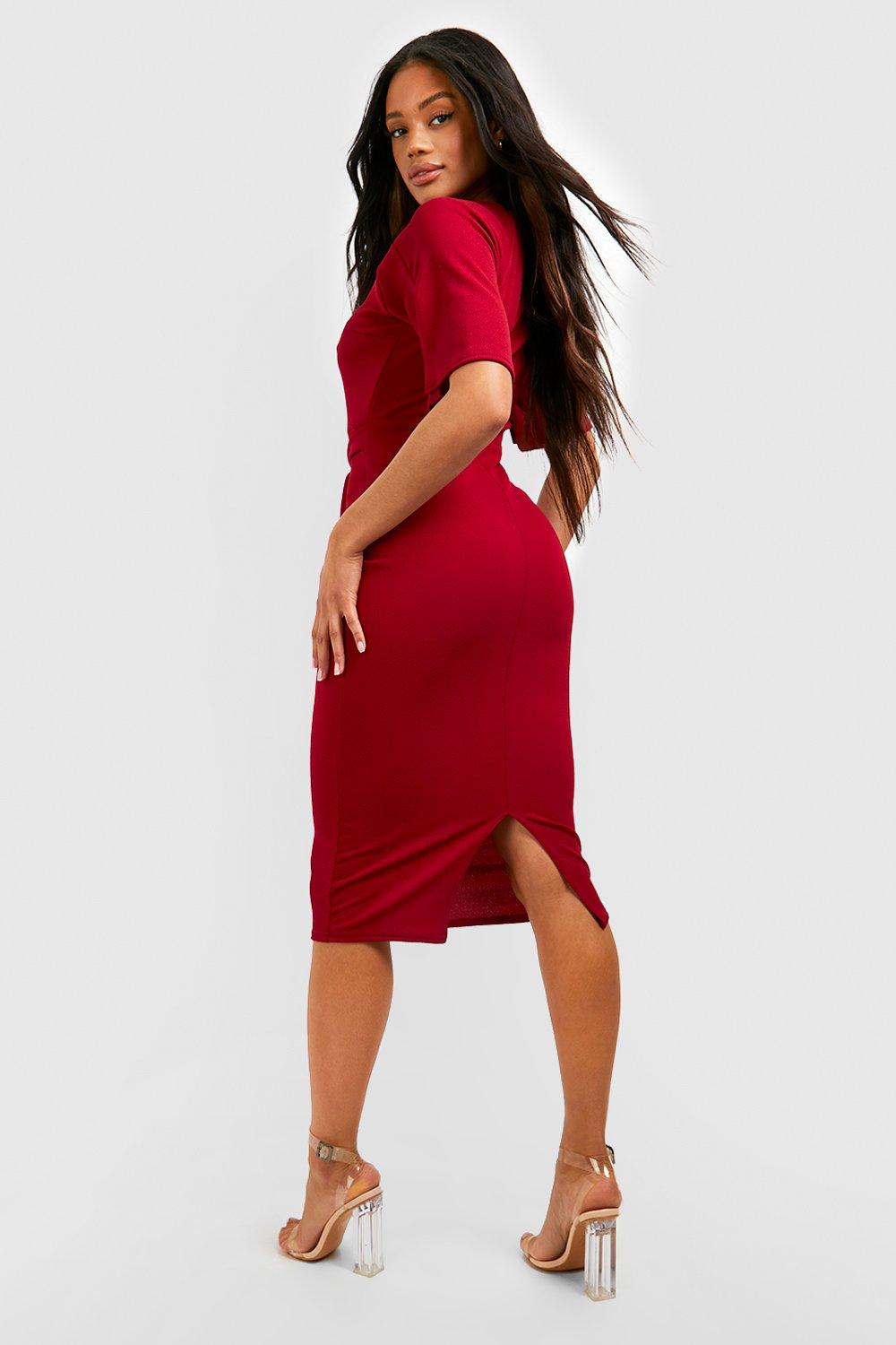 Long sleeve shop wiggle dress