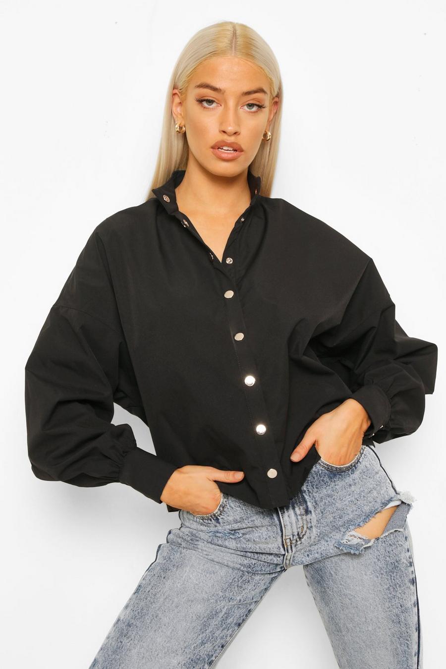Gold Popper Batwing Blouse image number 1