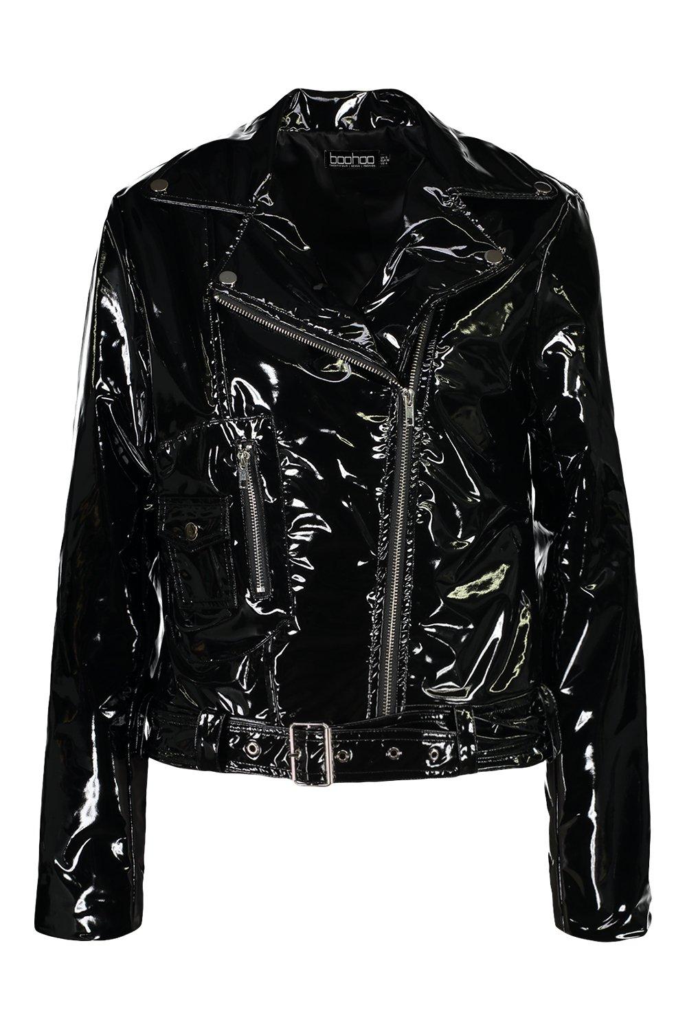 Boohoo sale vinyl jacket