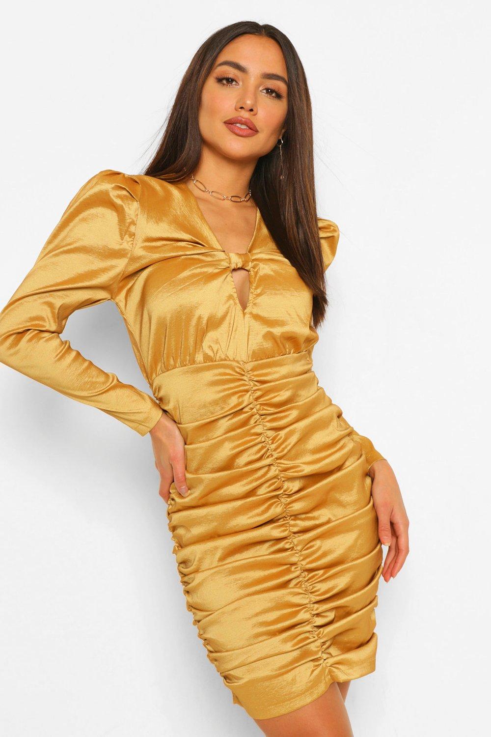robe satin courte