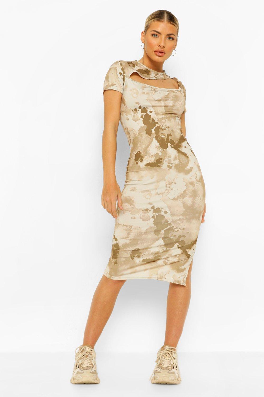 boohoo stone dress