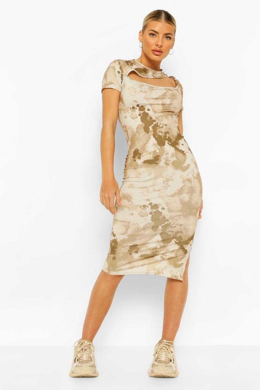 Cut Out Midi Dress image number 1