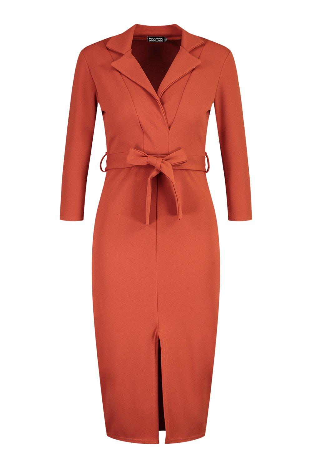 robe blazer midi
