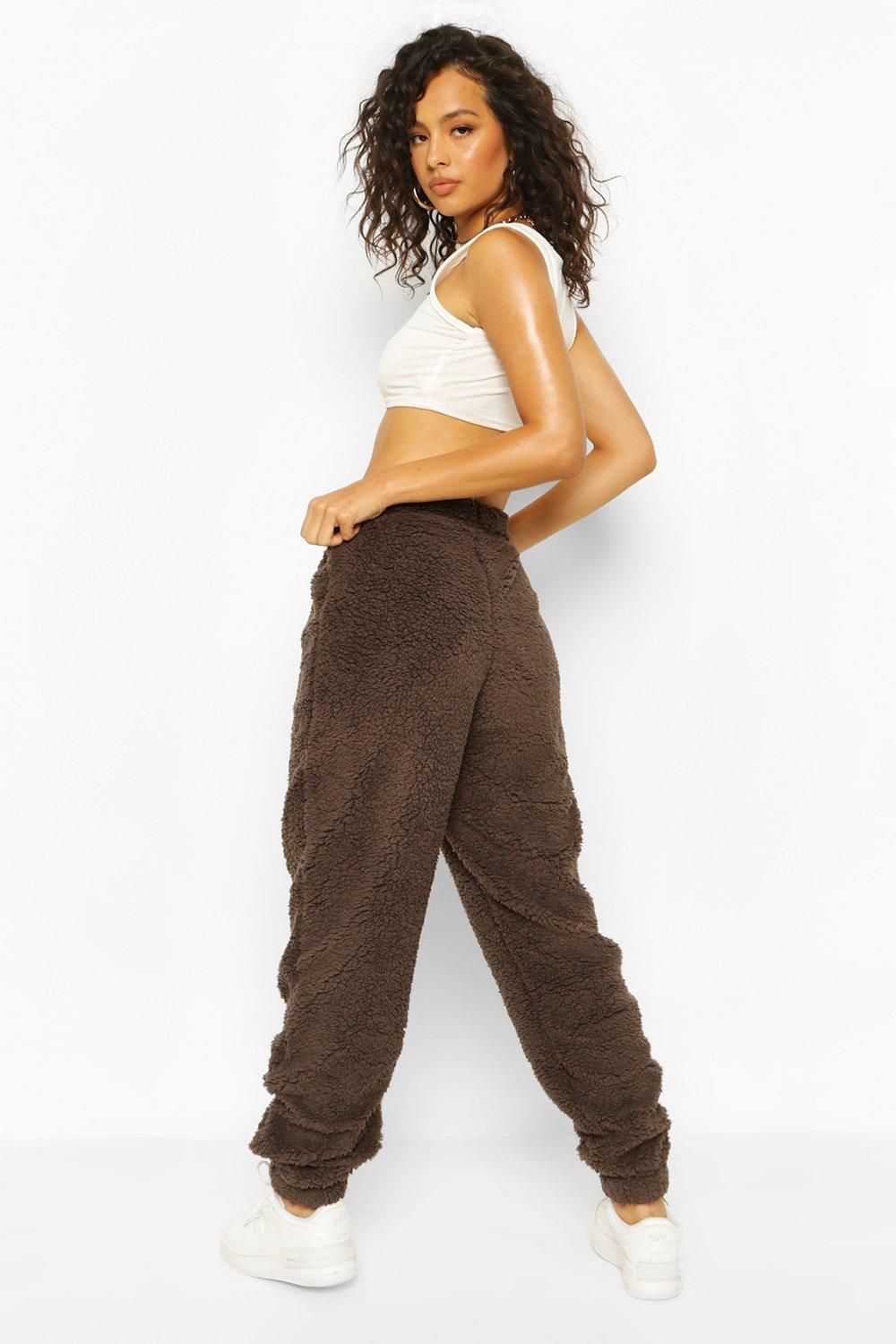 Teddy bear fleece discount joggers