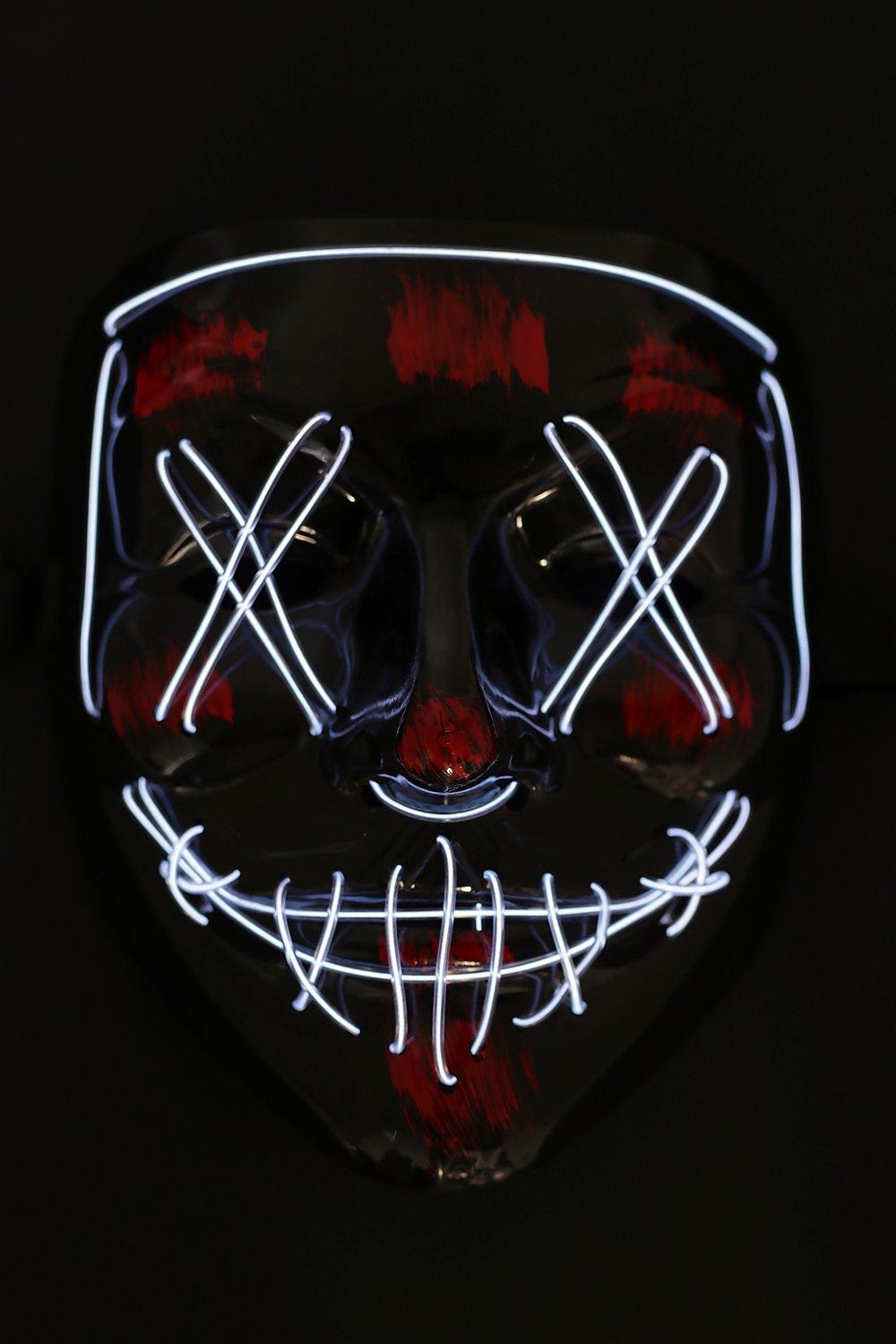 RED Purge Halloween Led Mask – Purge Mask