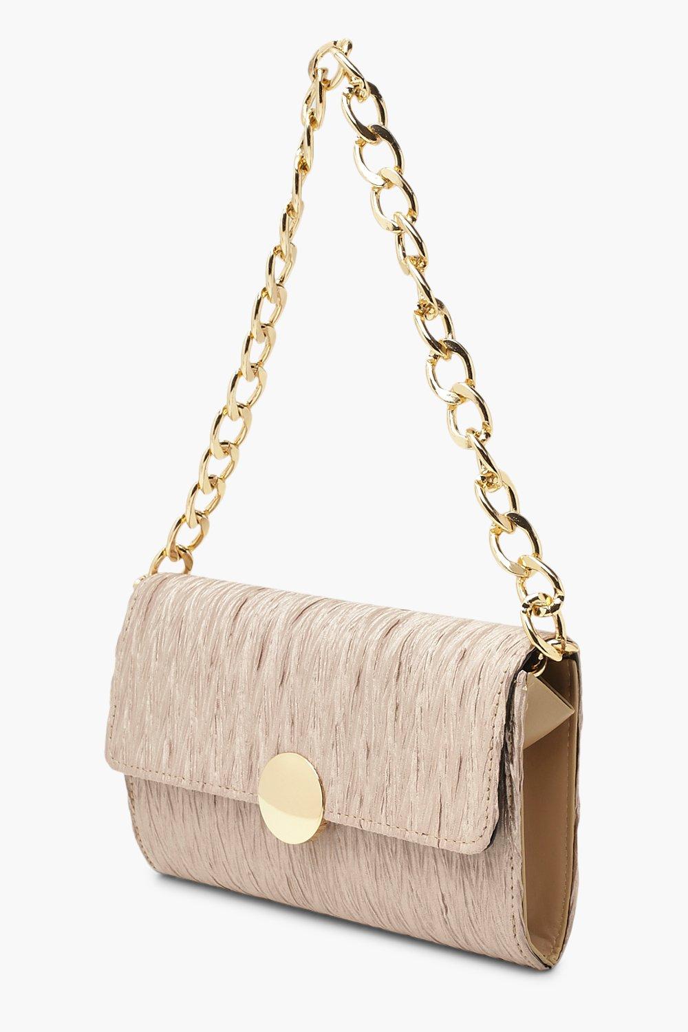 Chunky chain top handle structured tote hotsell